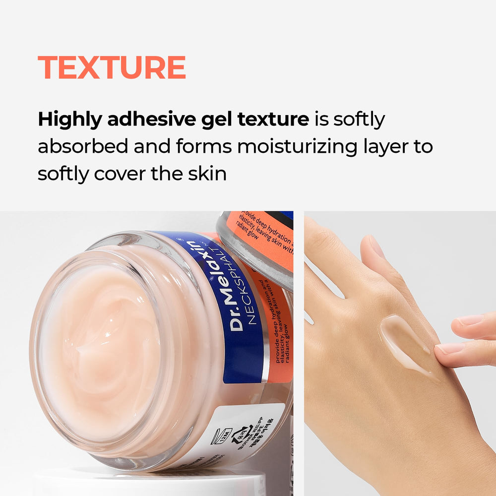 Travel-sized 50 ml Dr.Melaxin Necksphalt ECM Barrier Cream for on the go care