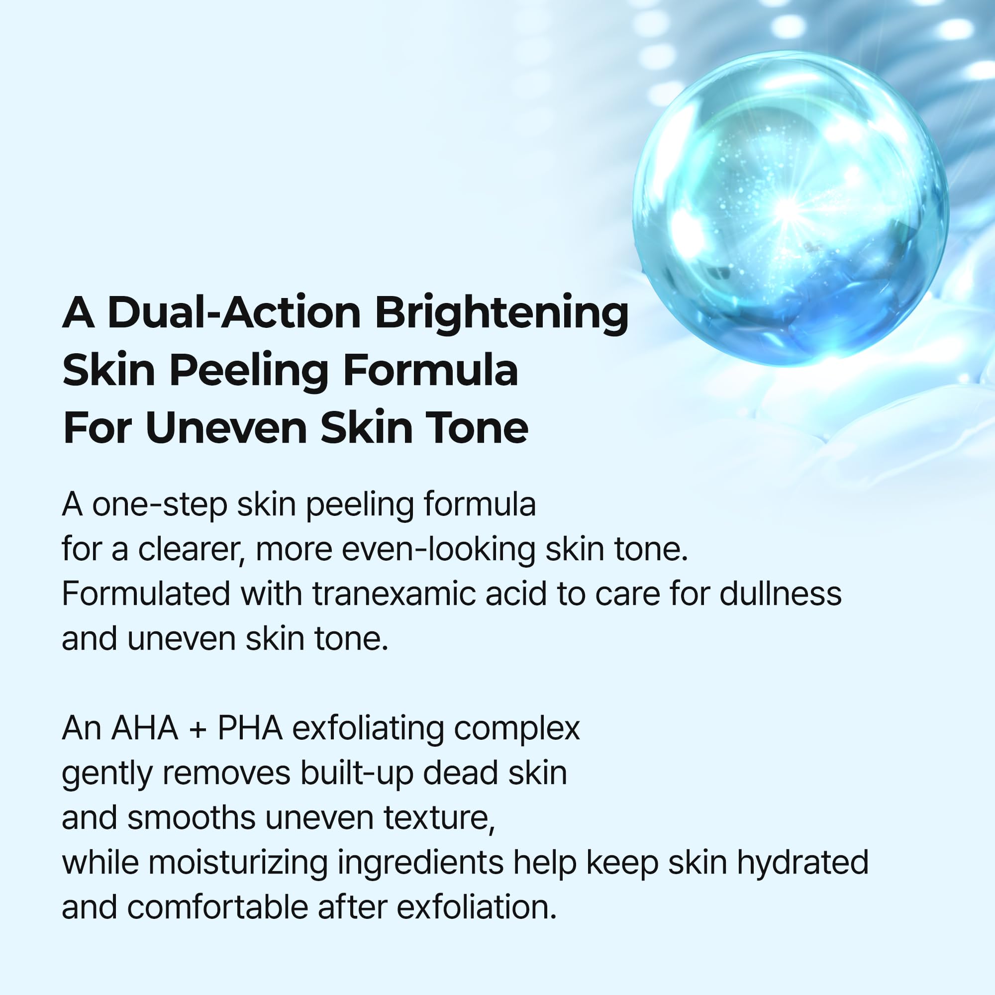 Dr.Melaxin TX Peel Shot niacinamide serum close-up showcases even-tone potential.