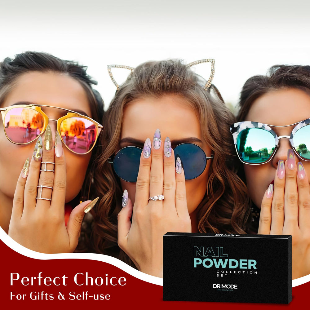 DRMODE premium fine powder ensures smooth, non-grainy application