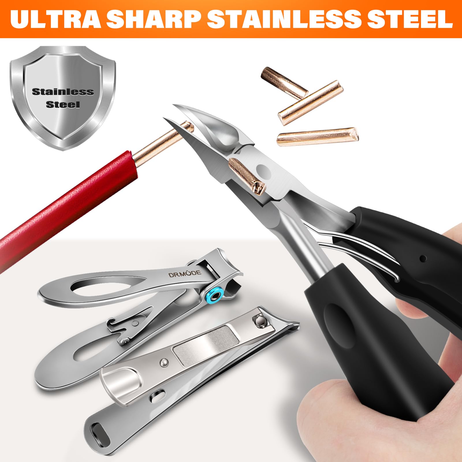 DRMODE cuticle pusher supports safe nail prep.