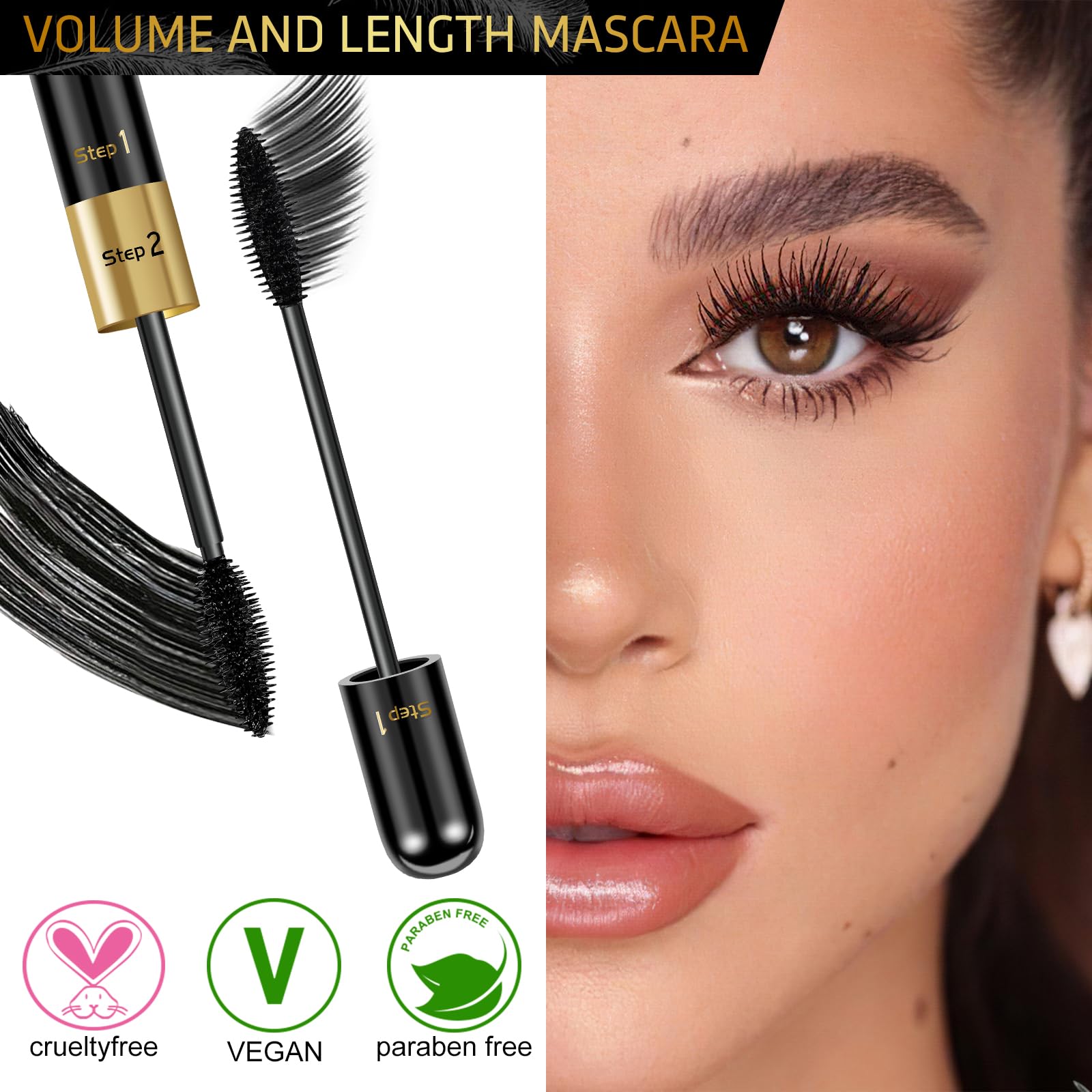 DRMODE Mascara paso 1 define naturalmente para uso diario.