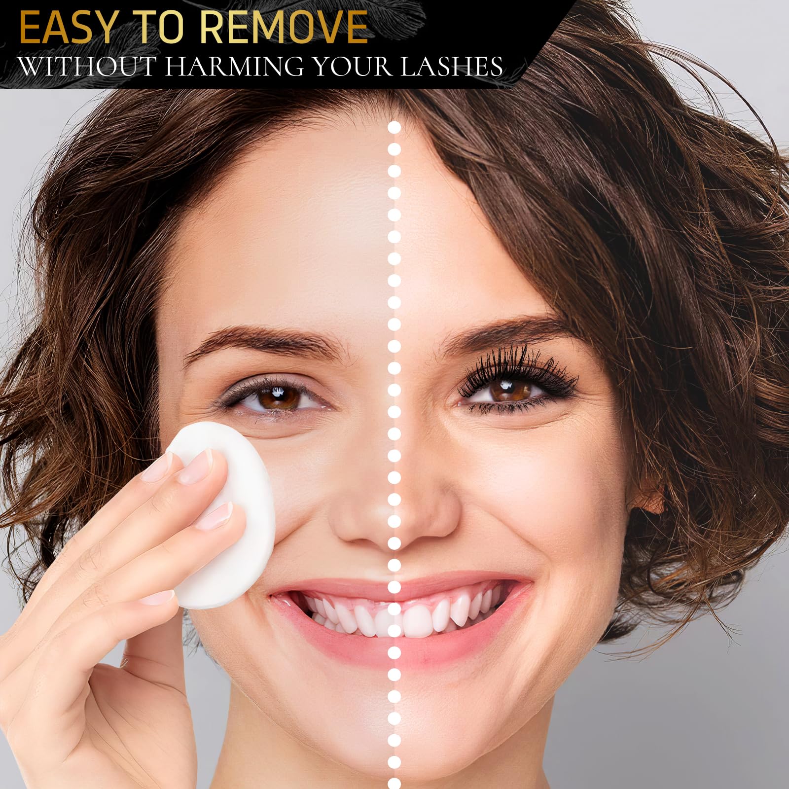 DRMODE Mascara envase elegante y aplicador cómodo para uso diario.