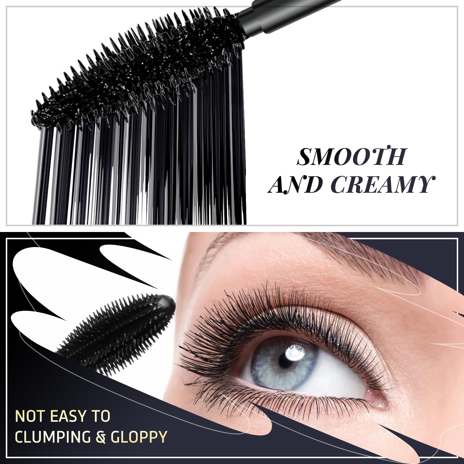 DRMODE Mascara se retira fácilmente con agua tibia o loción.