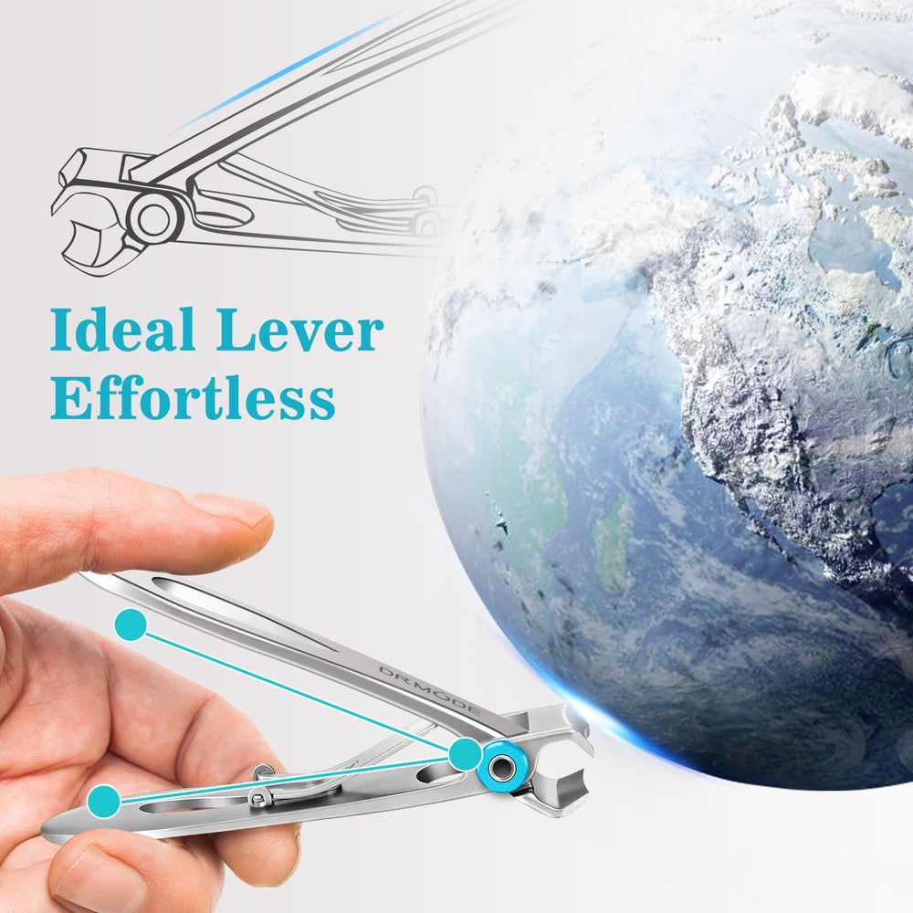 DRMODE ergonomic non-slip handle for comfortable clipping.
