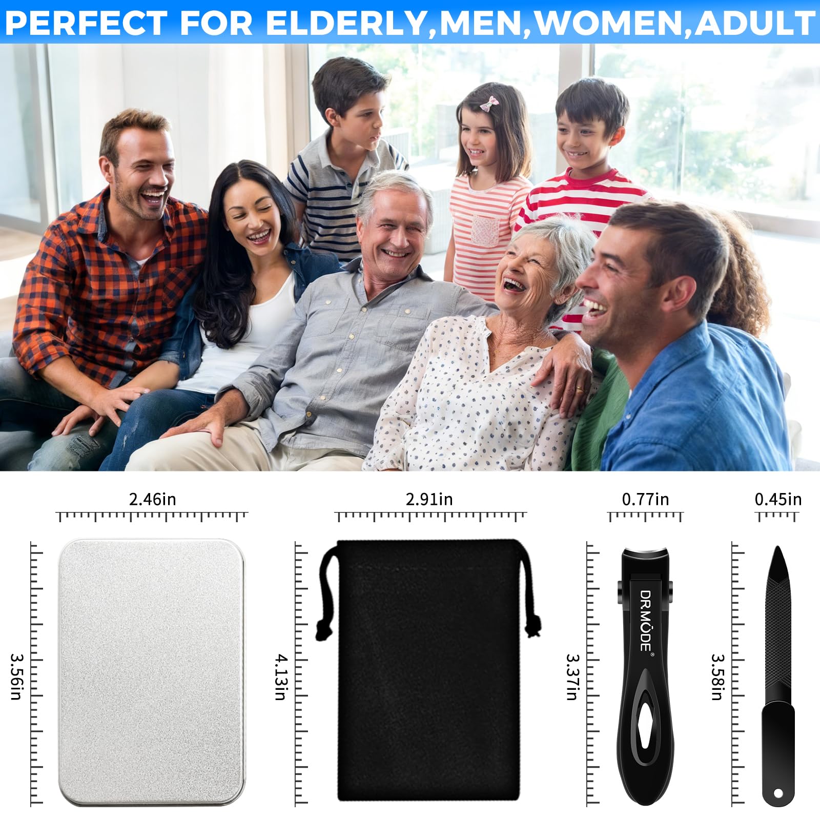 DRMODE gift pack with clipper file and storage box