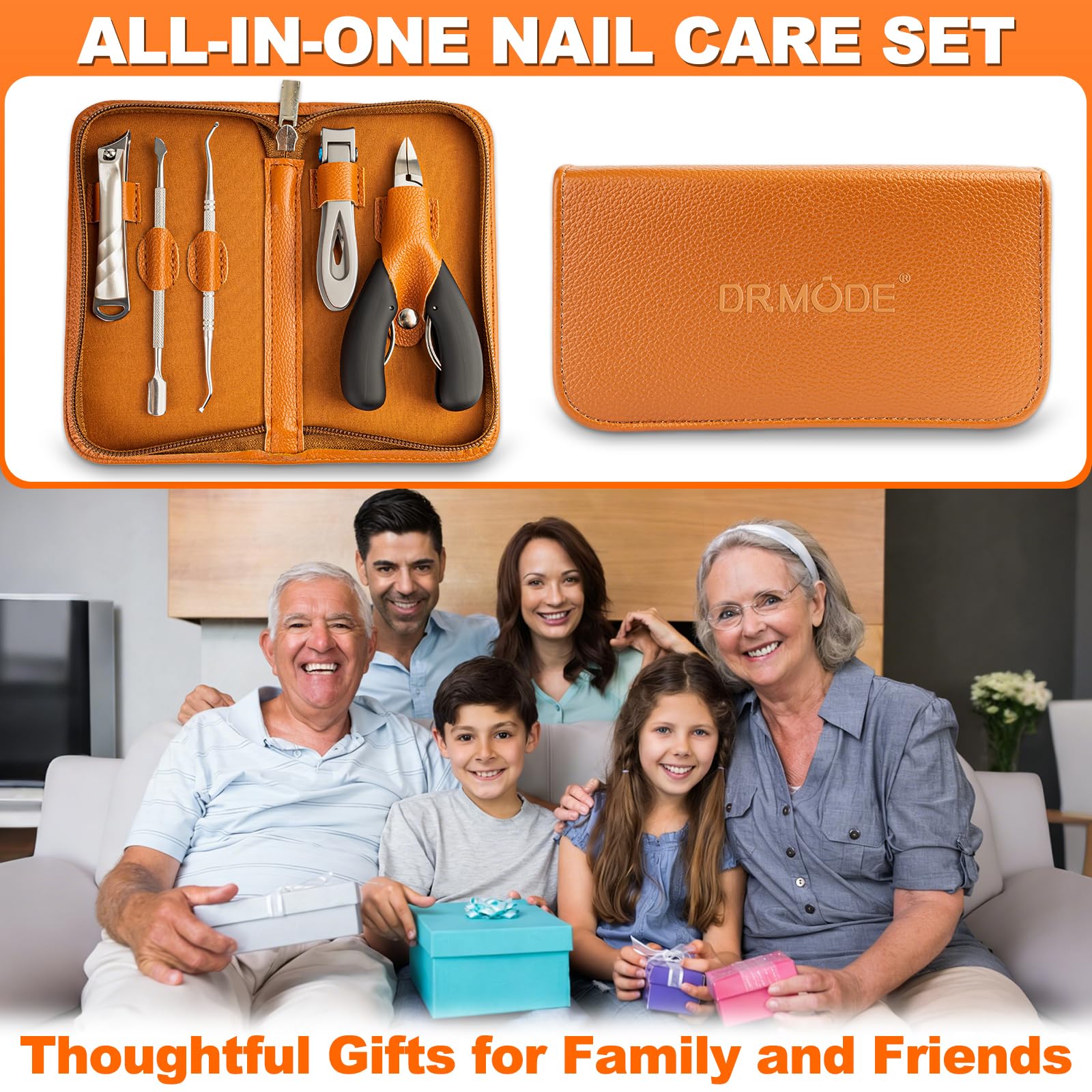DRMODE packaged nail clipper set boxed for gifting or personal use.