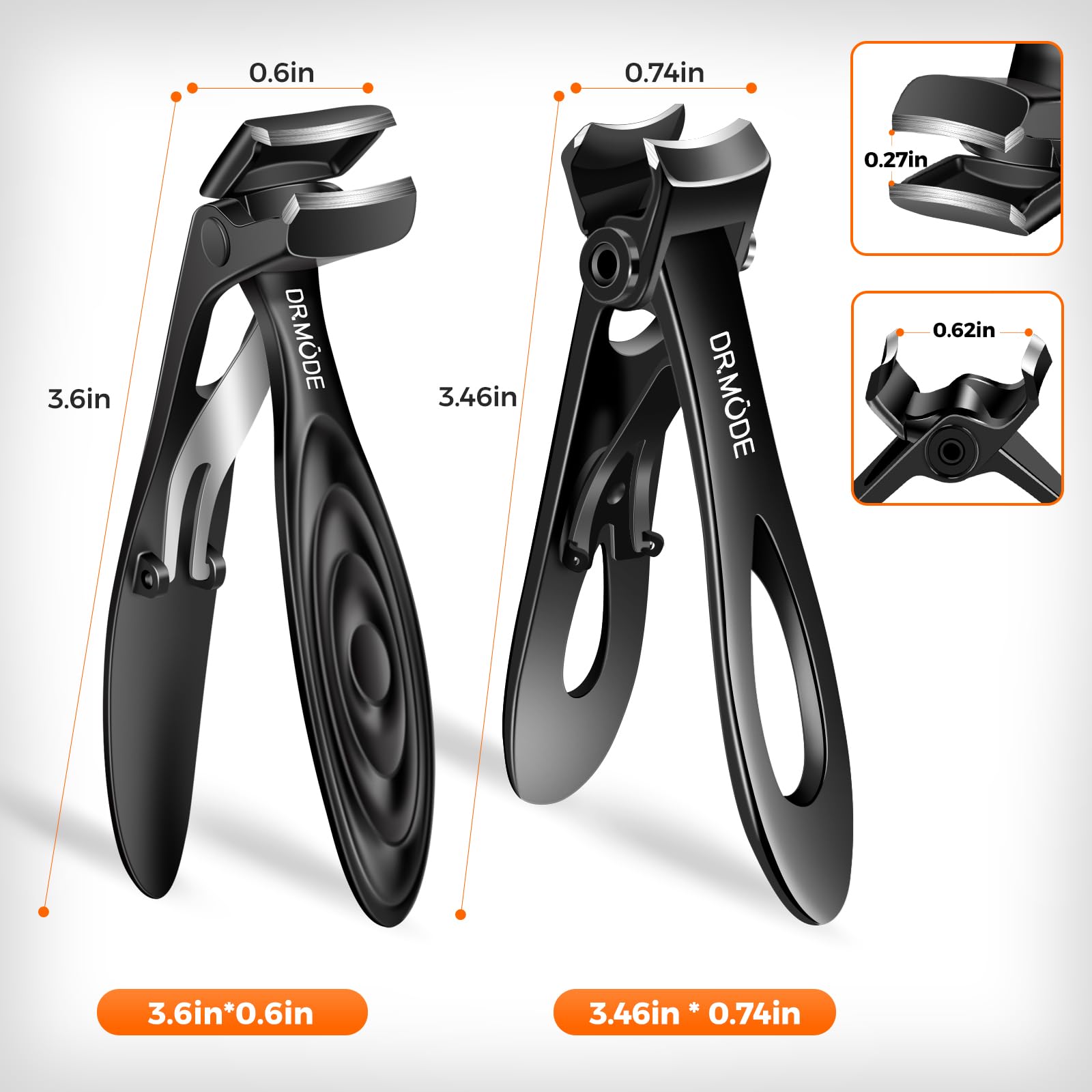 DRMODE senior-friendly tool for safer toenail care at home