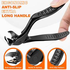 DRMODE anti-splash catcher keeps clipping mess contained after use.