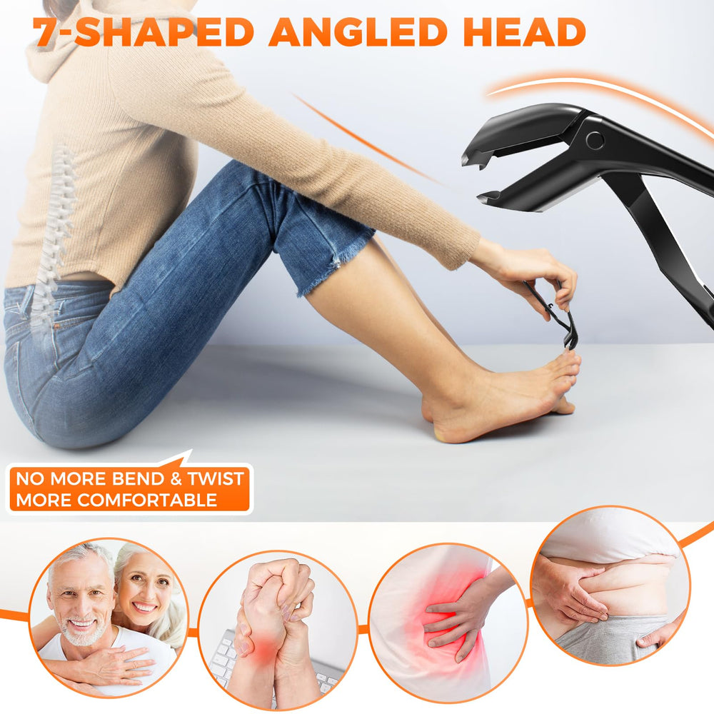 DRMODE thick-nail clippers opening up to 9mm for tough nails.