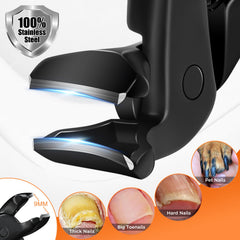DRMODE clippers wide jaw open to tackle thick nails with ease
