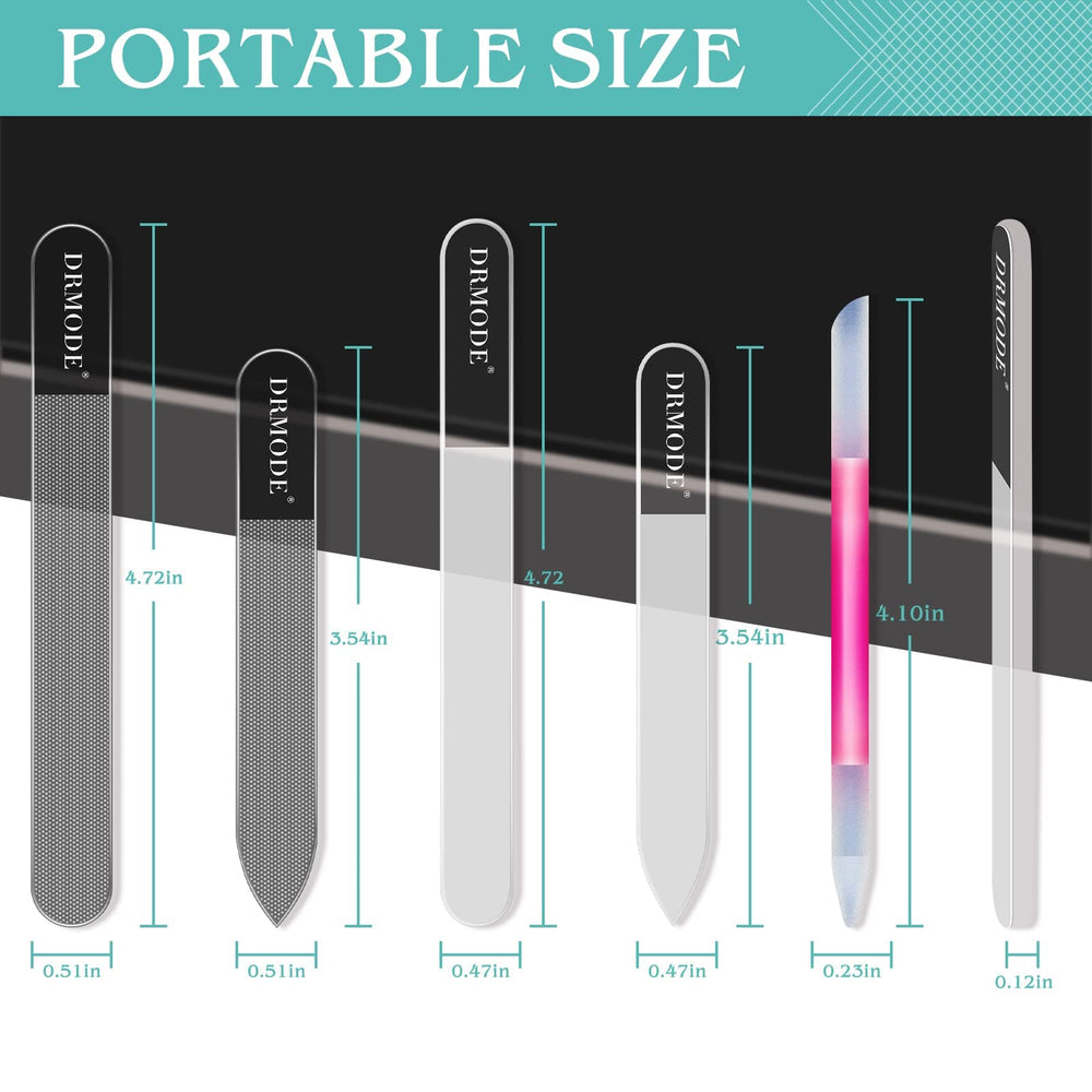 DRMODE travel-ready kit with case for on-the-go nails.