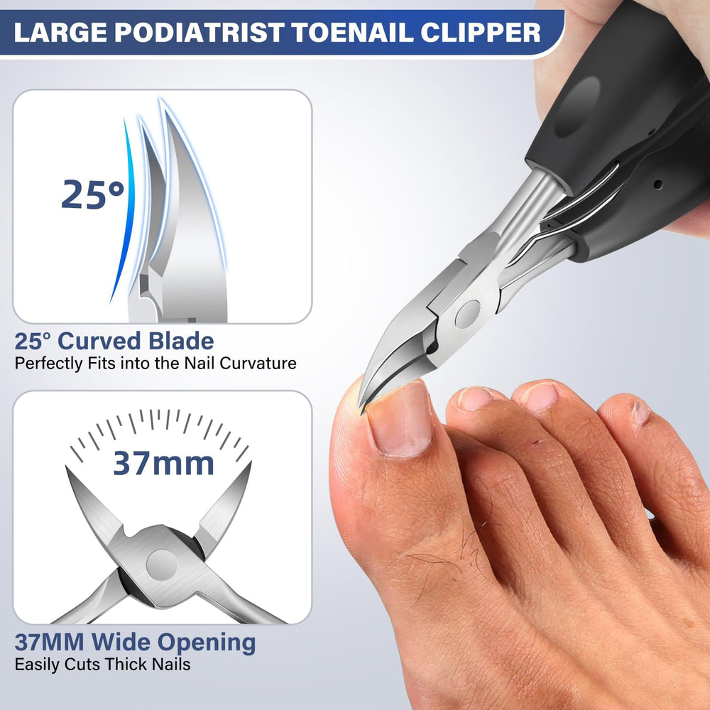 DRMODE upgraded slanted clipper with 45° curve for precise trimming.