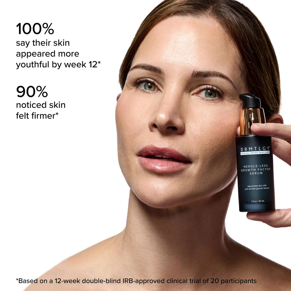 DRMTLGY label highlights the 5X Bio-Growth Factor Complex.