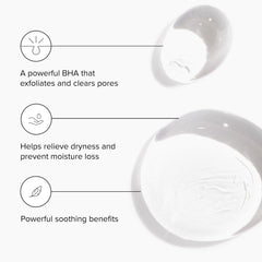 DRMTLGY BHA Clarifying Toner pour enables easy daily application.