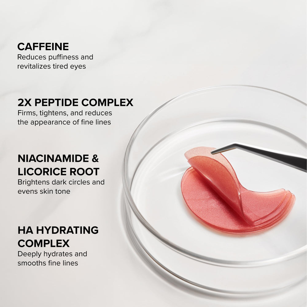 DRMTLGY Cooling serum-coated eye masks deliver quick moisture without heaviness.