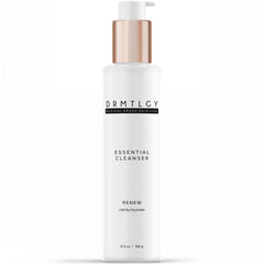 DRMTLGY essential cleanser bottle with pump for daily cleansing and hydration