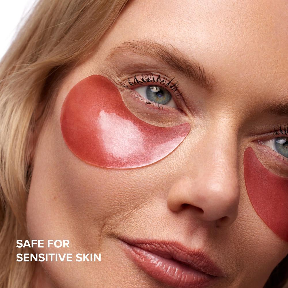 DRMTLGY Eye patches rapidly absorb serum for lasting moisture.