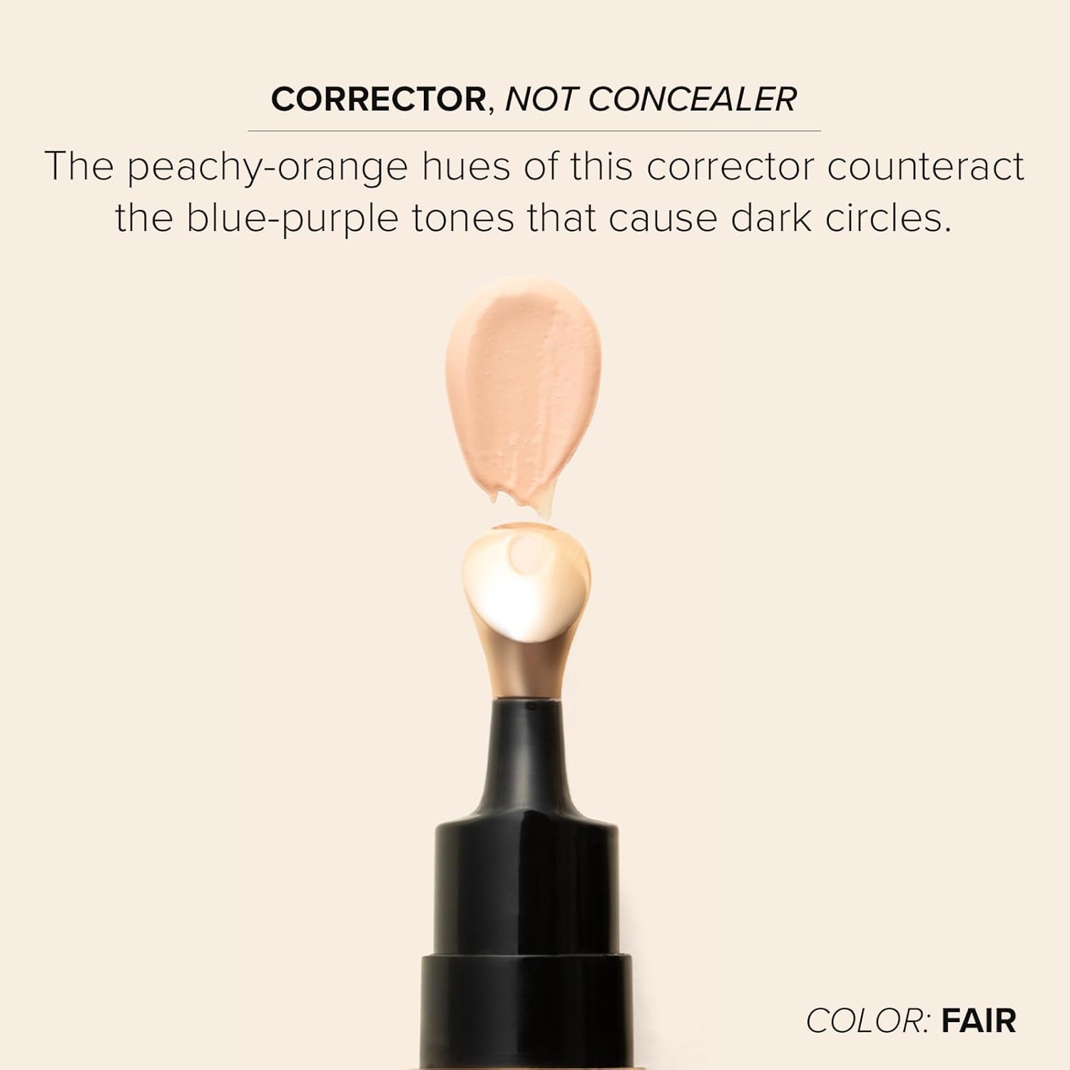 DRMTLGY Luminous Eye Corrector being applied under-eye for smoother skin
