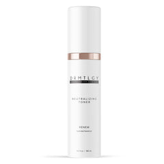 DRMTLGY neutralizing toner bottle highlighting pH balance for calm skin