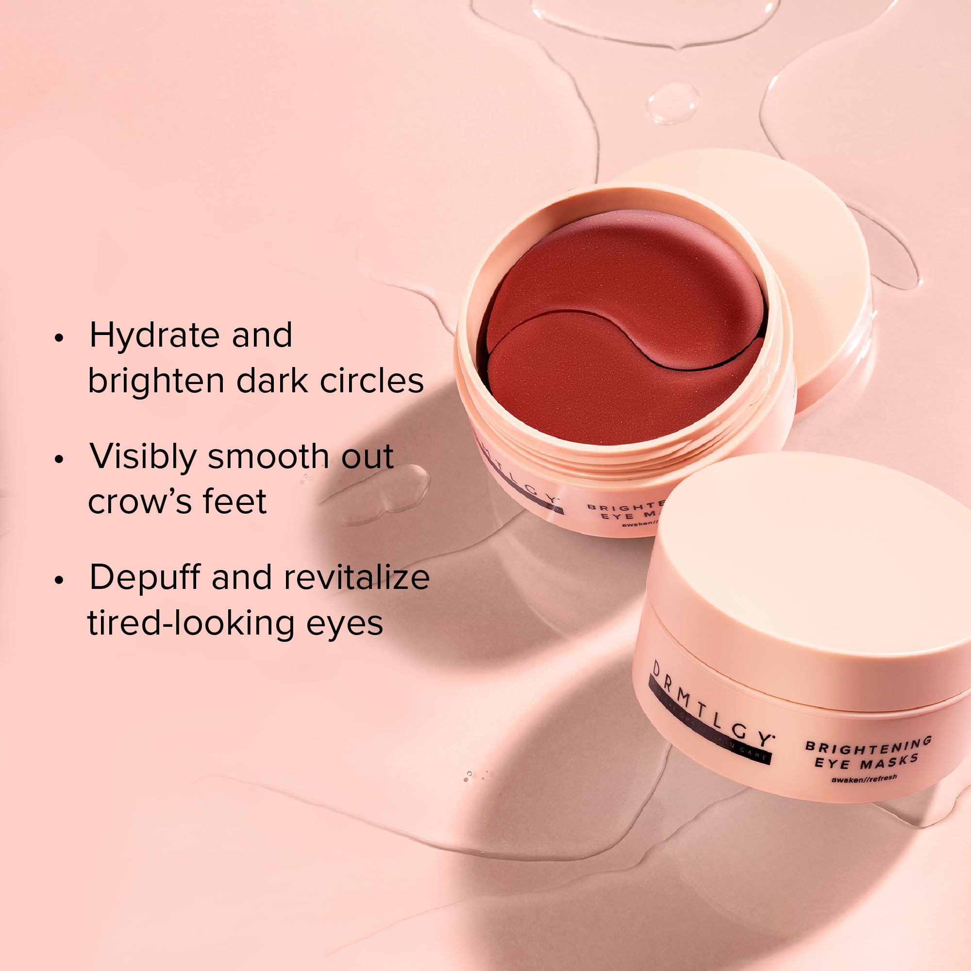 DRMTLGY Refrigerated use enhances cooling and depuffing during morning routines.