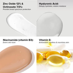 DRMTLGY SPF 46 close-up highlighting UV protection and lightweight feel.