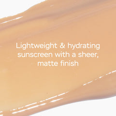DRMTLGY SPF 46 sunscreen application illustrates broad protection for daily wear.