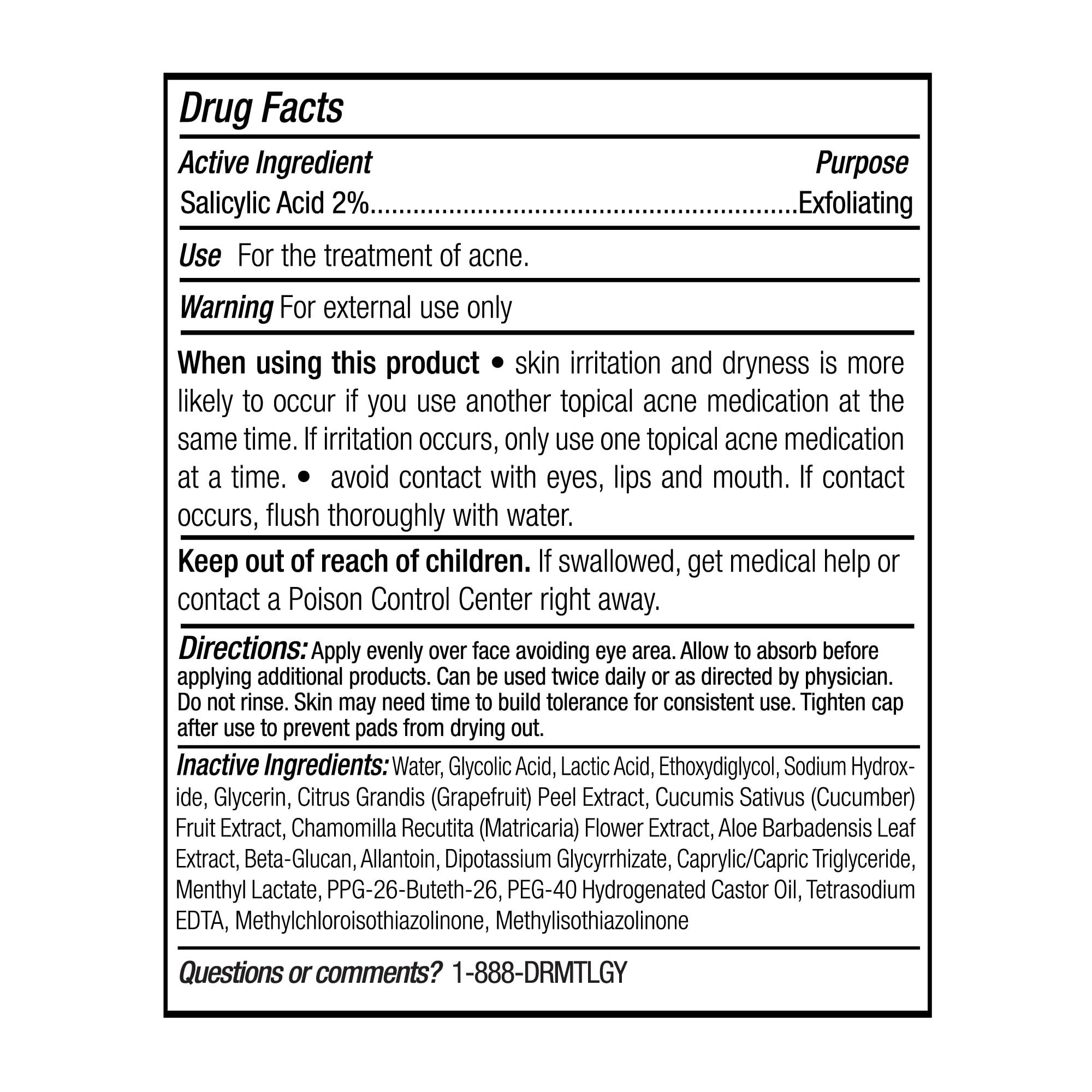 DRMTLGY Tingl pore-minimization close-up hints clearer-looking skin over time.