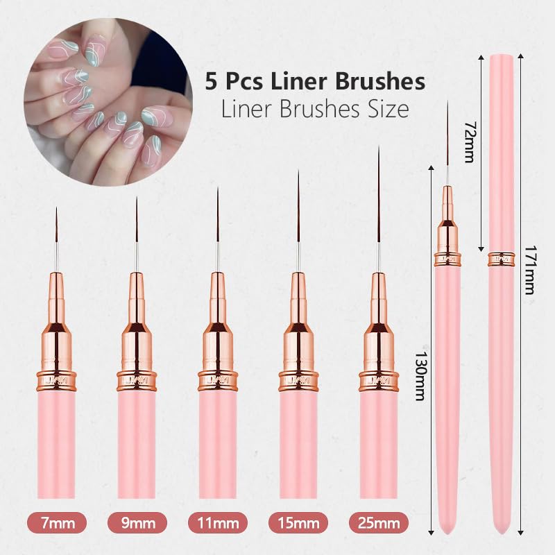 Dr.nail dual tipped sculpture pen for creating dimensional nail designs.