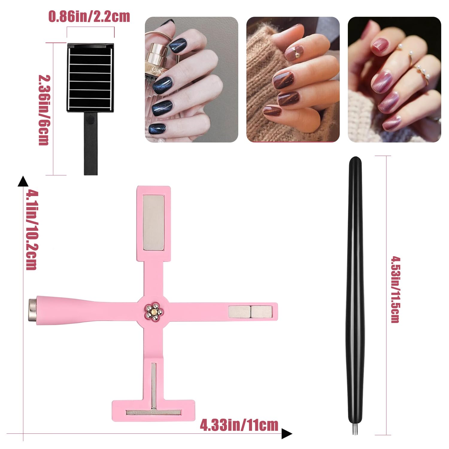 Dr.nail kit de bricolaje cat eye para uñas, fácil de usar