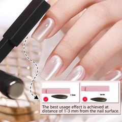Dr.nail imán cat eye con cabezales intercambiables para estilo francés