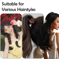 Drnytunk semicircle style clip for versatile hair shapes and comfort