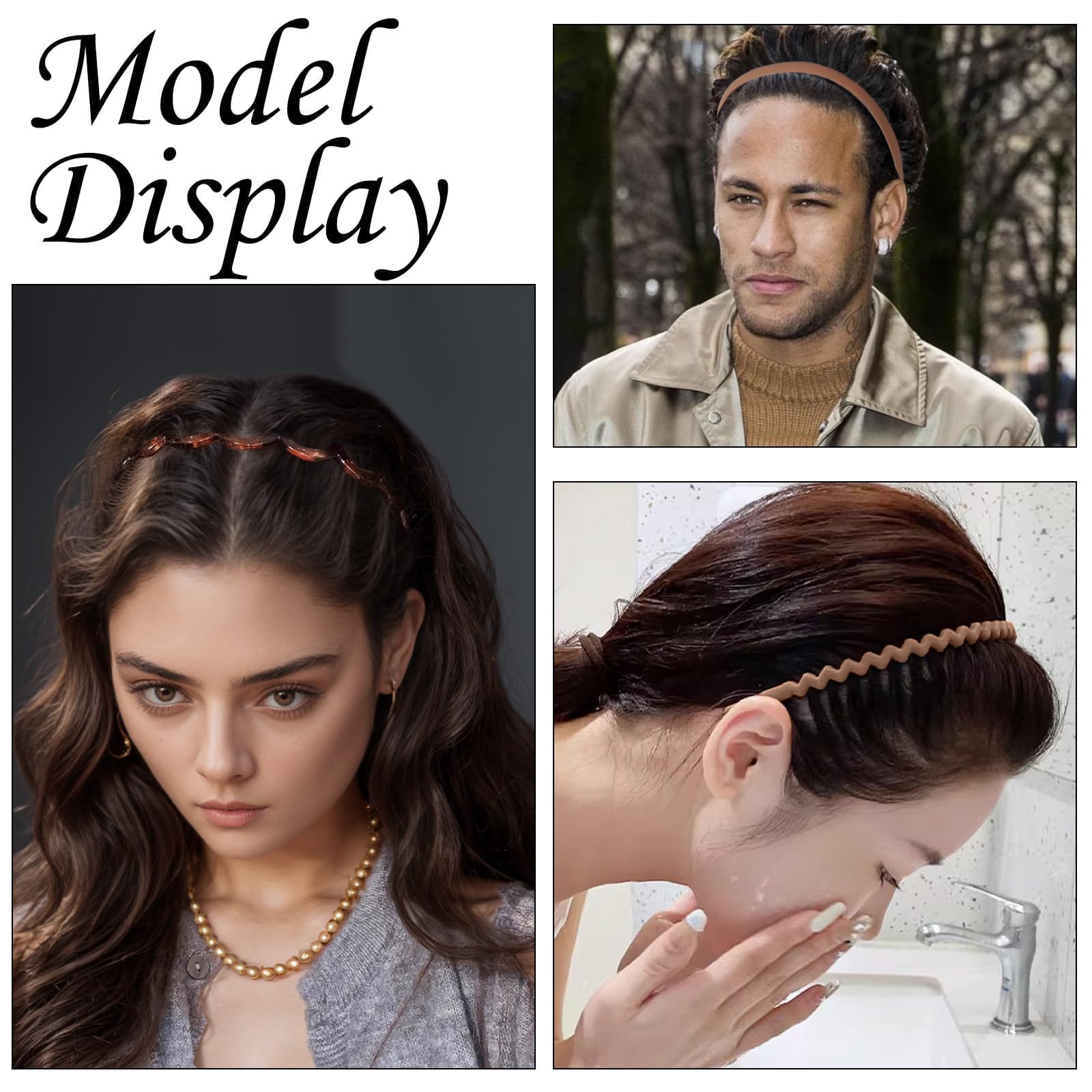 Drnytunk comb headbands provide dependable hold during workouts and routines.