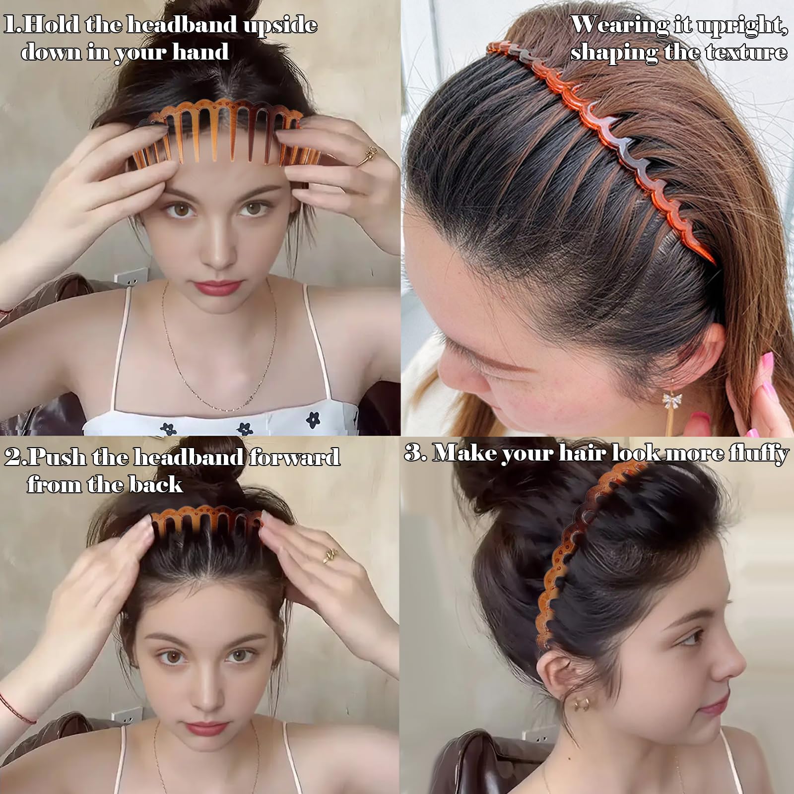 Drnytunk skinny elastic headbands fit comfortably without pinching.