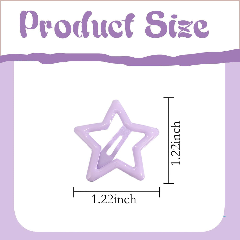 Drnytunk star hair clip packaging box included for gifting readiness.