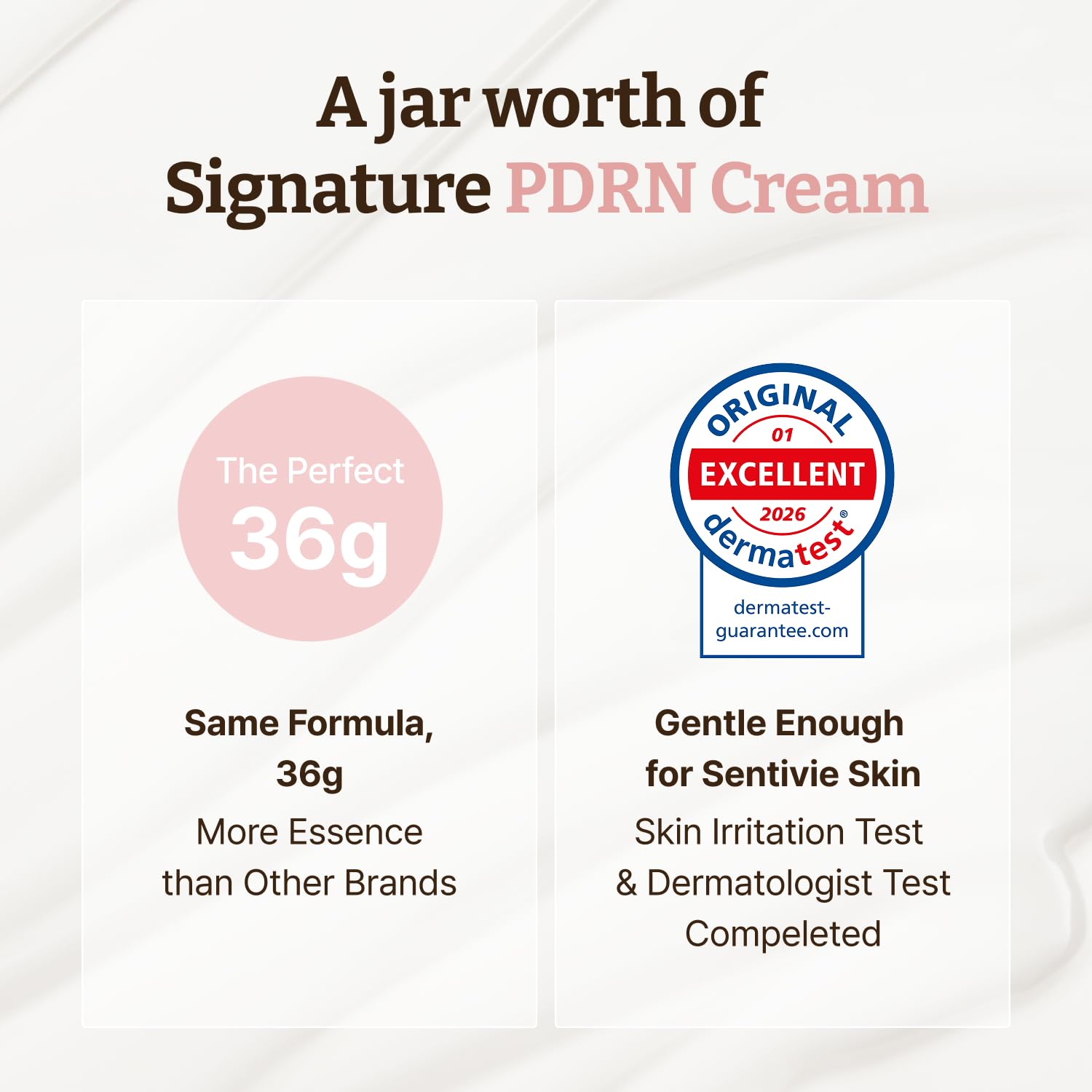 Apto para piel sensible, Dr.Reju-All está dermatológicamente probado.
