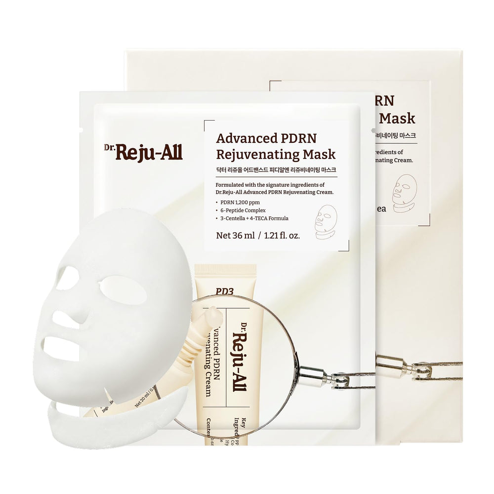 Dr.Reju-All mascarilla rejuvenecedora con PDRN 1200ppm para hidratación profunda.