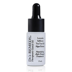 Dr.'s Remedy Cuticle Oil bottle applying gentle hydration to nails.