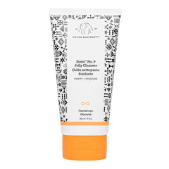 Drunk Elephant Beste No. 9 jelly cleanser bottle pour removes makeup gently.