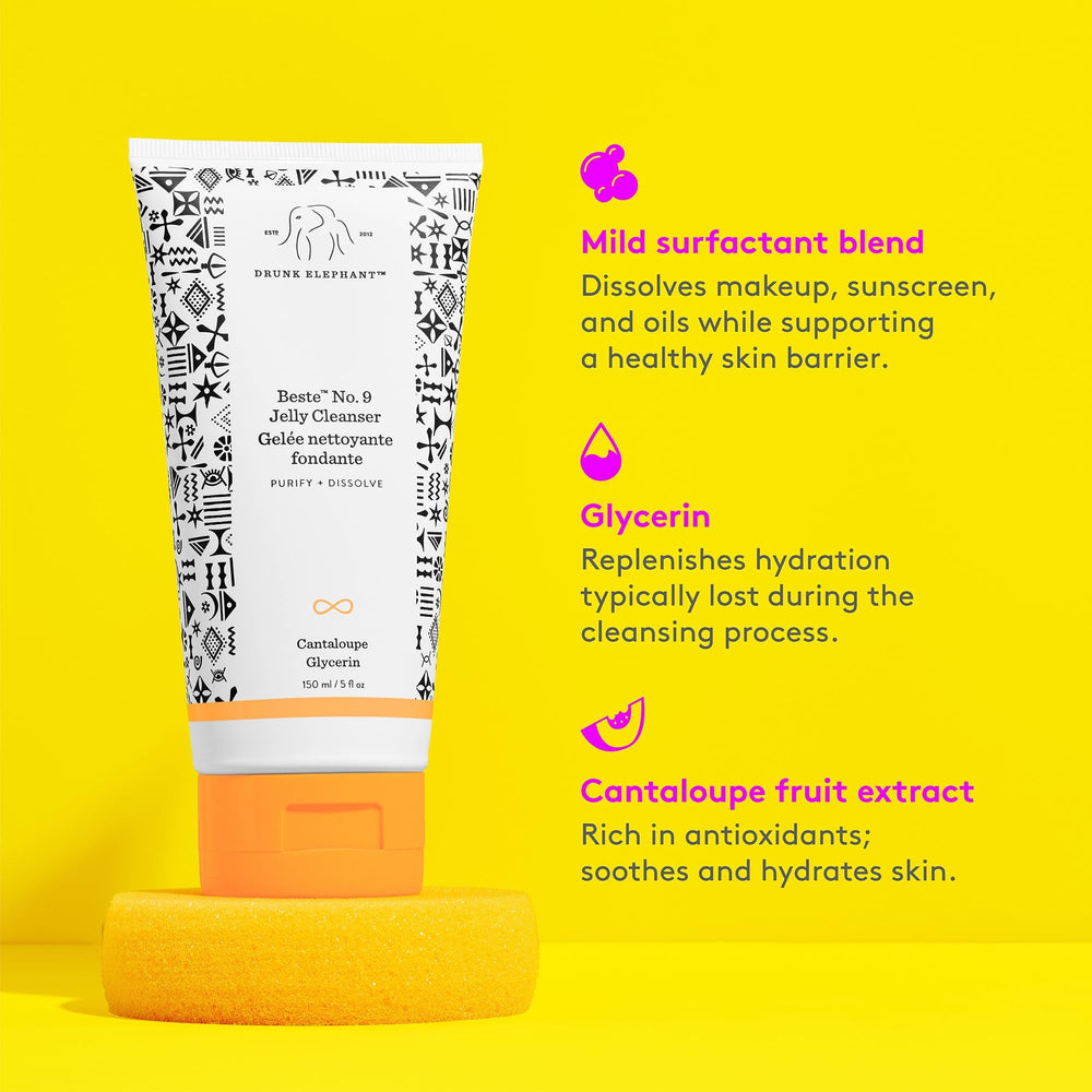 Travel-size bottle ready for on the go skincare use.