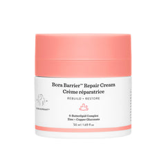 Drunk Elephant Bora Barrier Cream jar showing rich hydration for dry skin