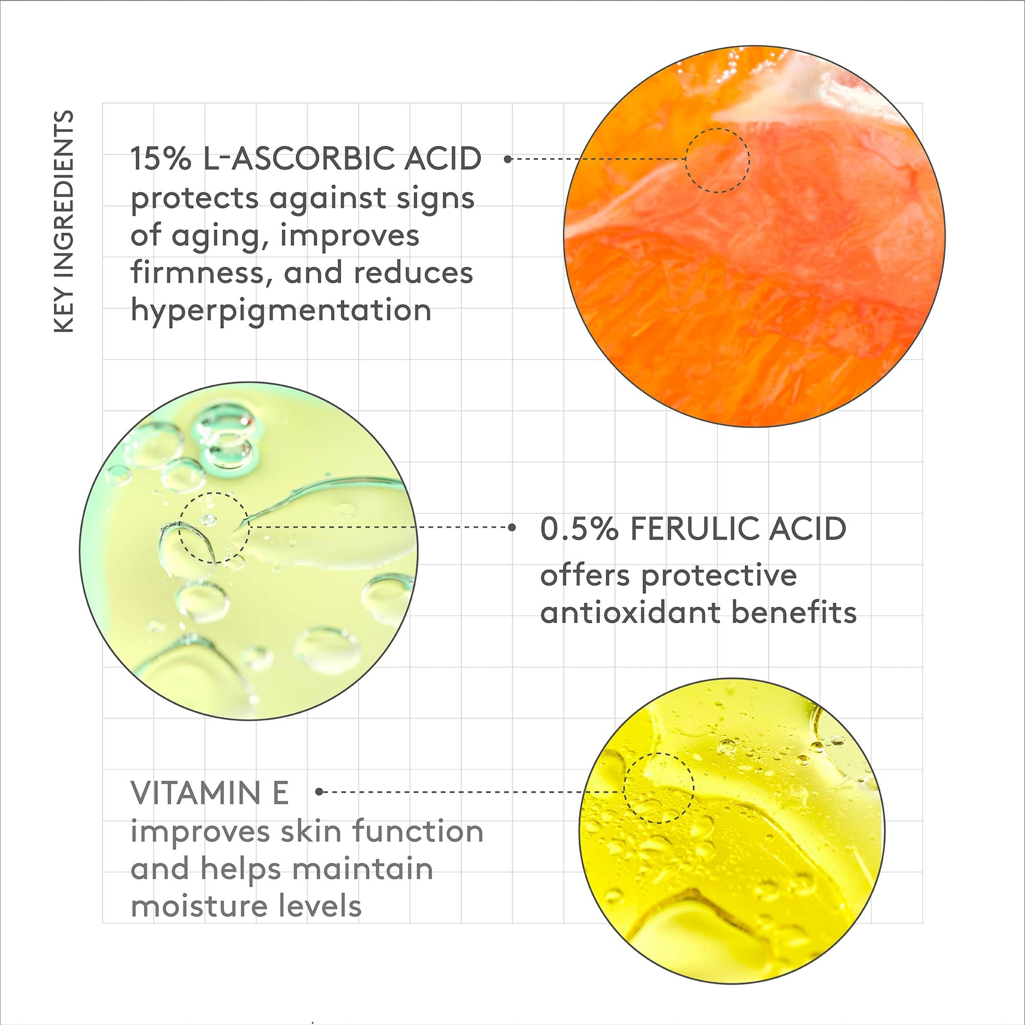 Texture close-up reveals lightweight serum for fast absorption