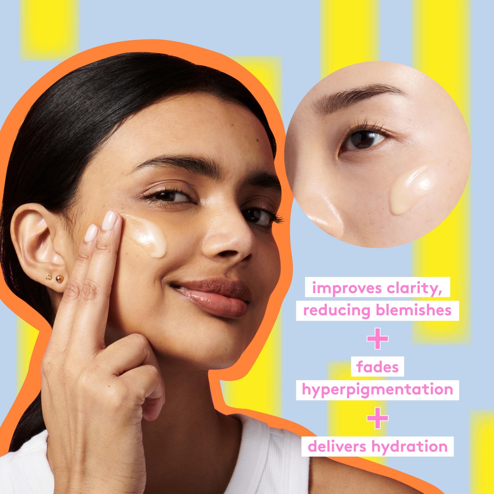 Drunk Elephant C-Luma Hydrabright Serum dropper ready for hydrating application