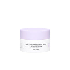 Lala Retro Whipped Cream de Drunk Elephant, textura esponjosa que hidrata suavemente el rostro