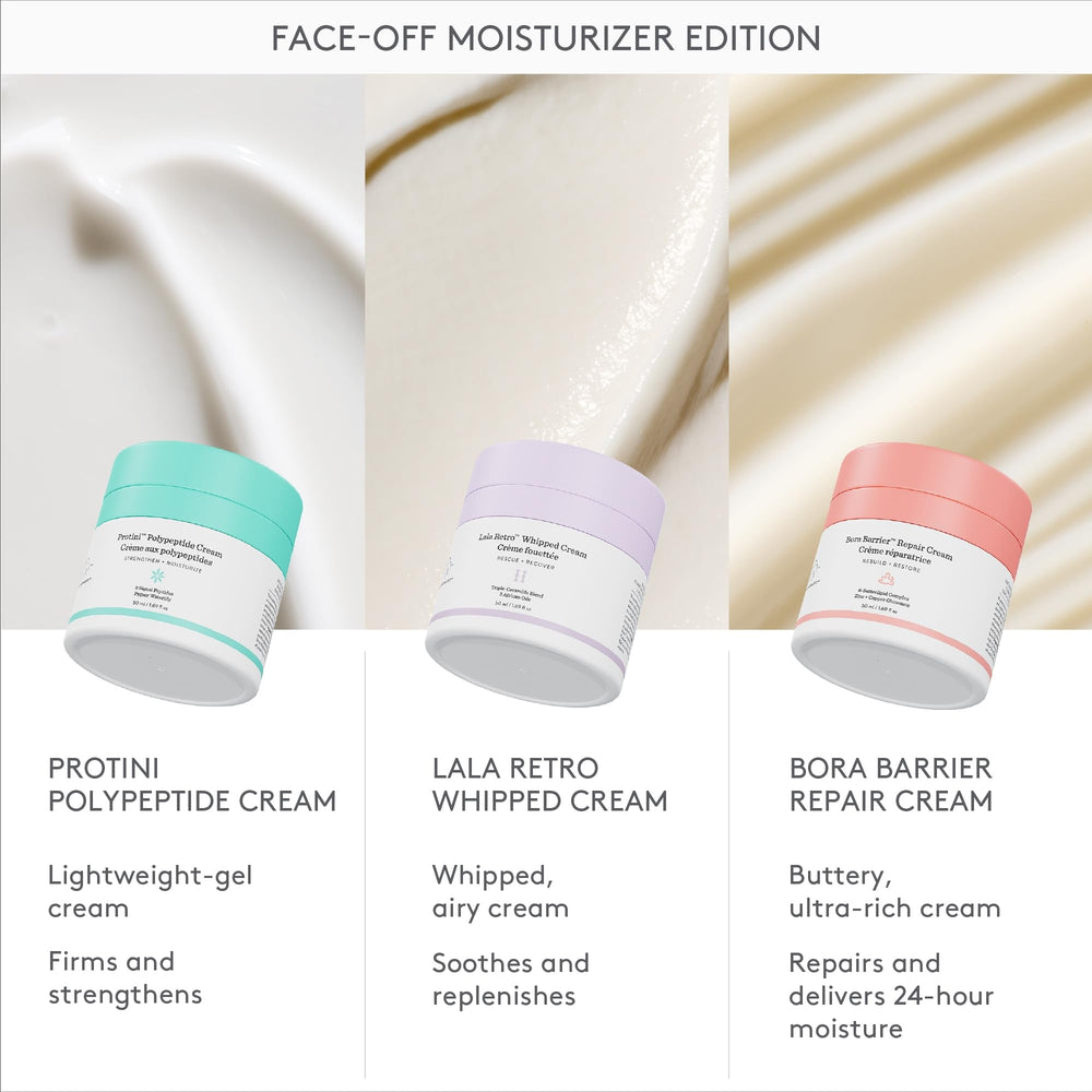 Morning skincare routine featuring Drunk Elephant Protini Polypeptide Cream.