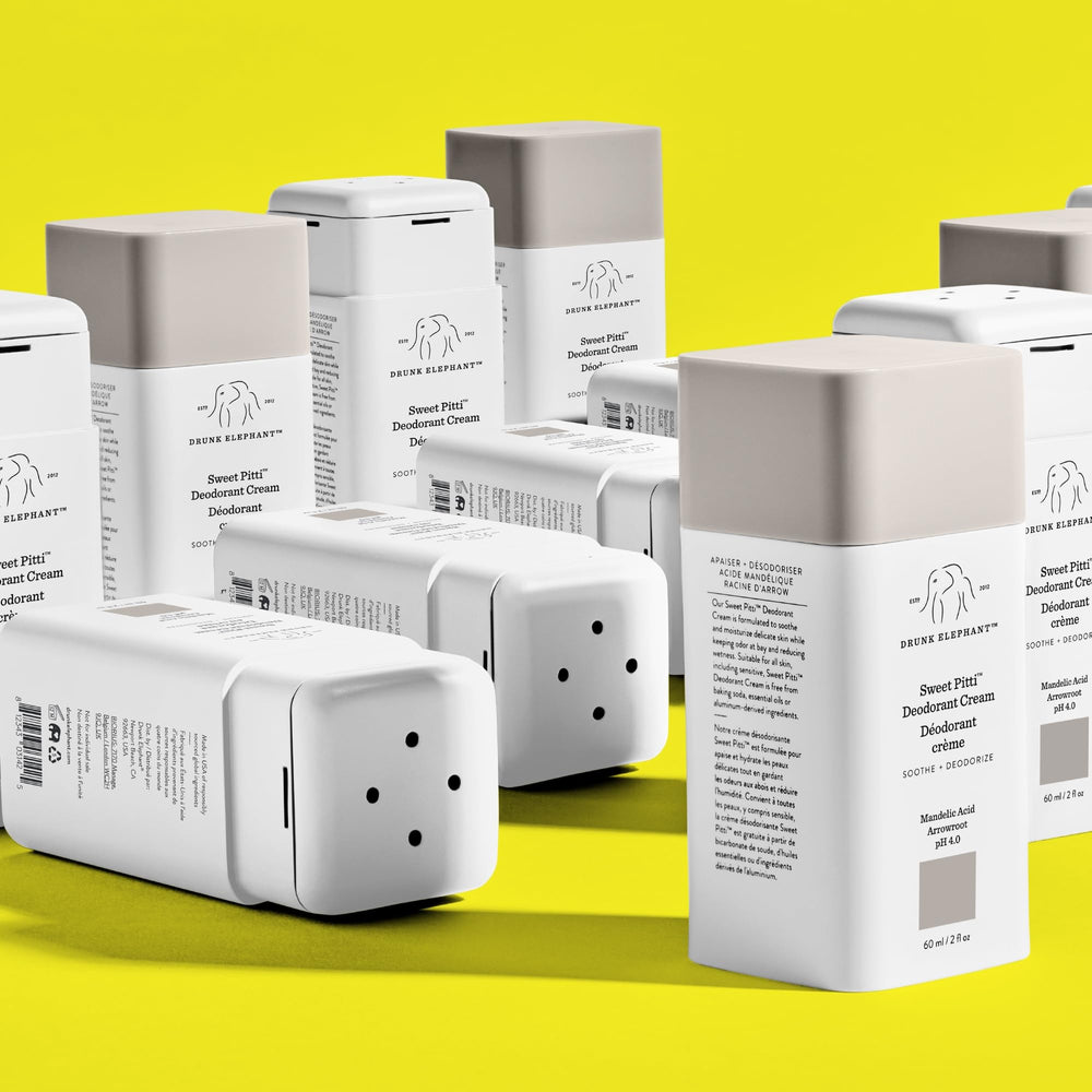 Piel irritada se beneficia de Sweet Pitti, crema de axilas suave.