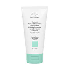 Drunk Elephant Therabu Buttered Reparative Hand Cream tube provides lasting moisture.
