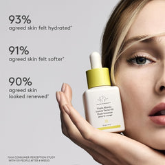 Drunk Elephant Virgin Marula Oil dropper highlighting fast absorption and hydration.