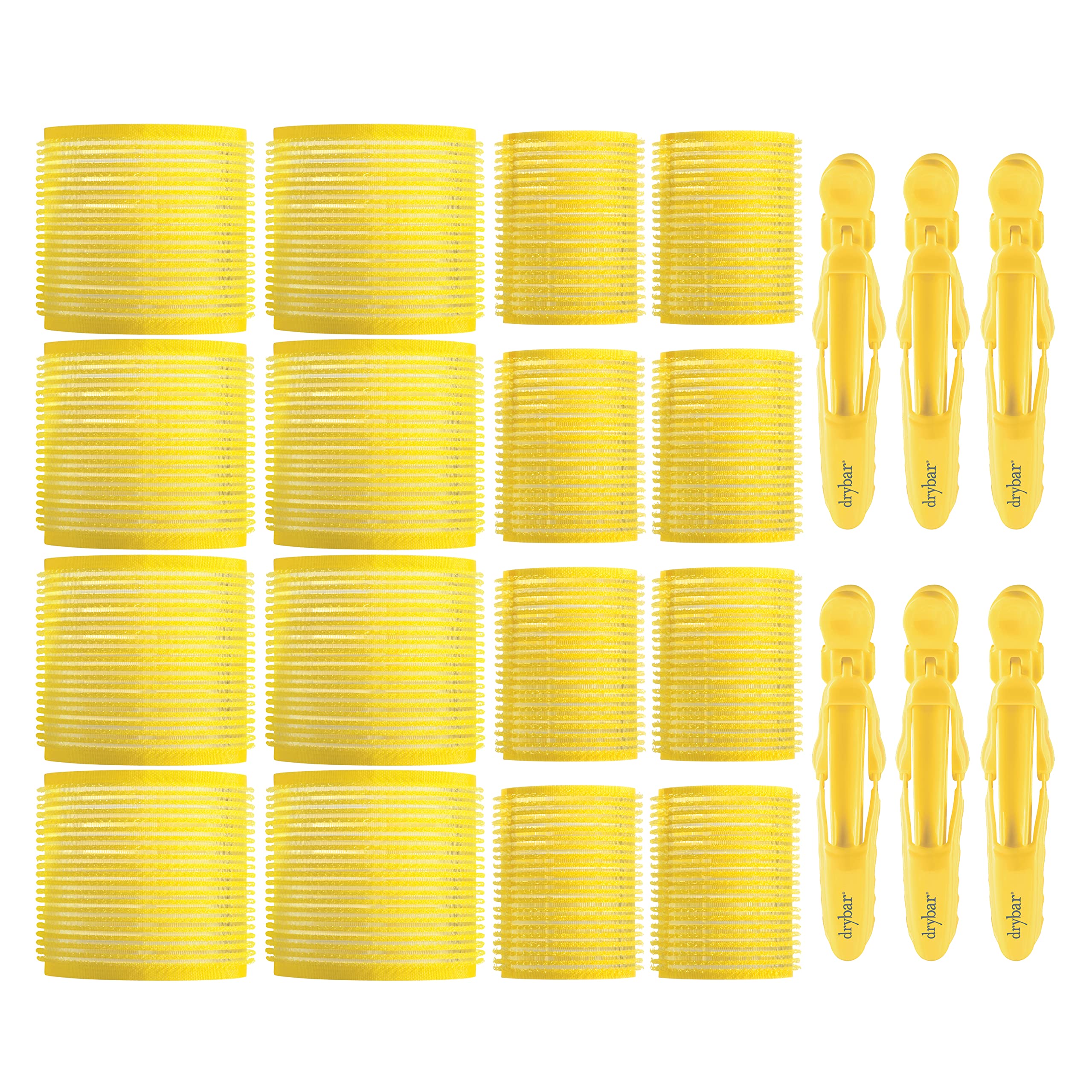 Drybar Big Hair Besties large rollers providing crown lift with gentle self-grip.