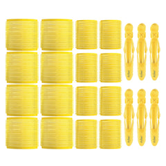 Drybar Big Hair Besties large rollers providing crown lift with gentle self-grip.