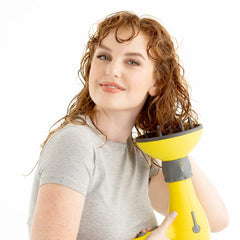 Drybar Buttercup-compatible diffuser delivers controlled drying for defined curls.